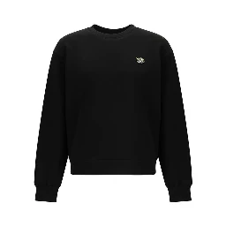 Black Cotton Sweatshirt