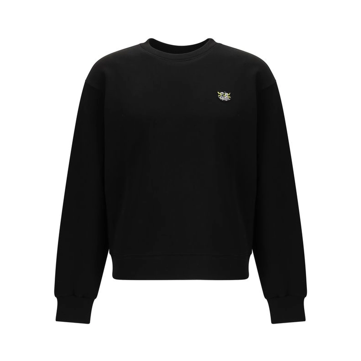 Black Cotton Sweatshirt