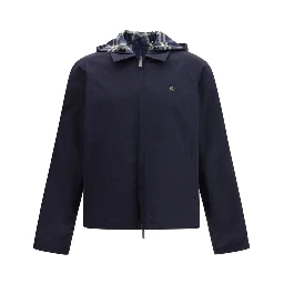 Blue Polyester Jackets And Coat