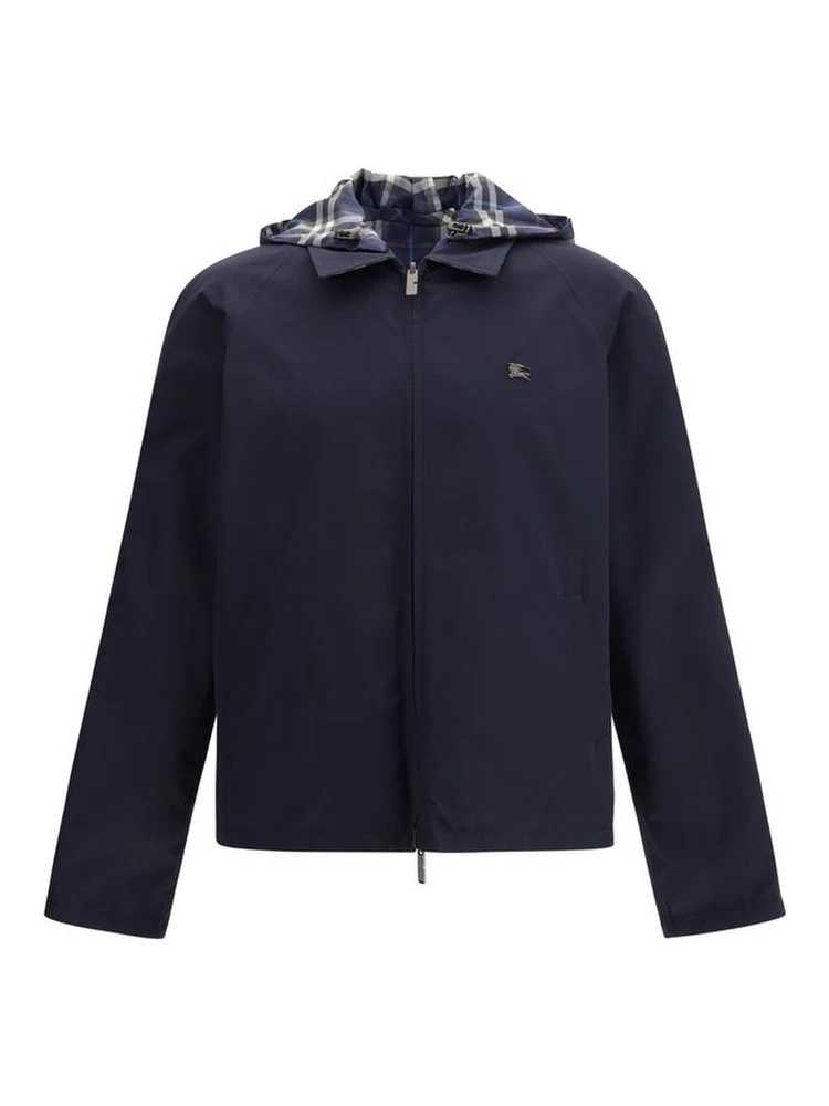 Blue Polyester Jackets And Coat