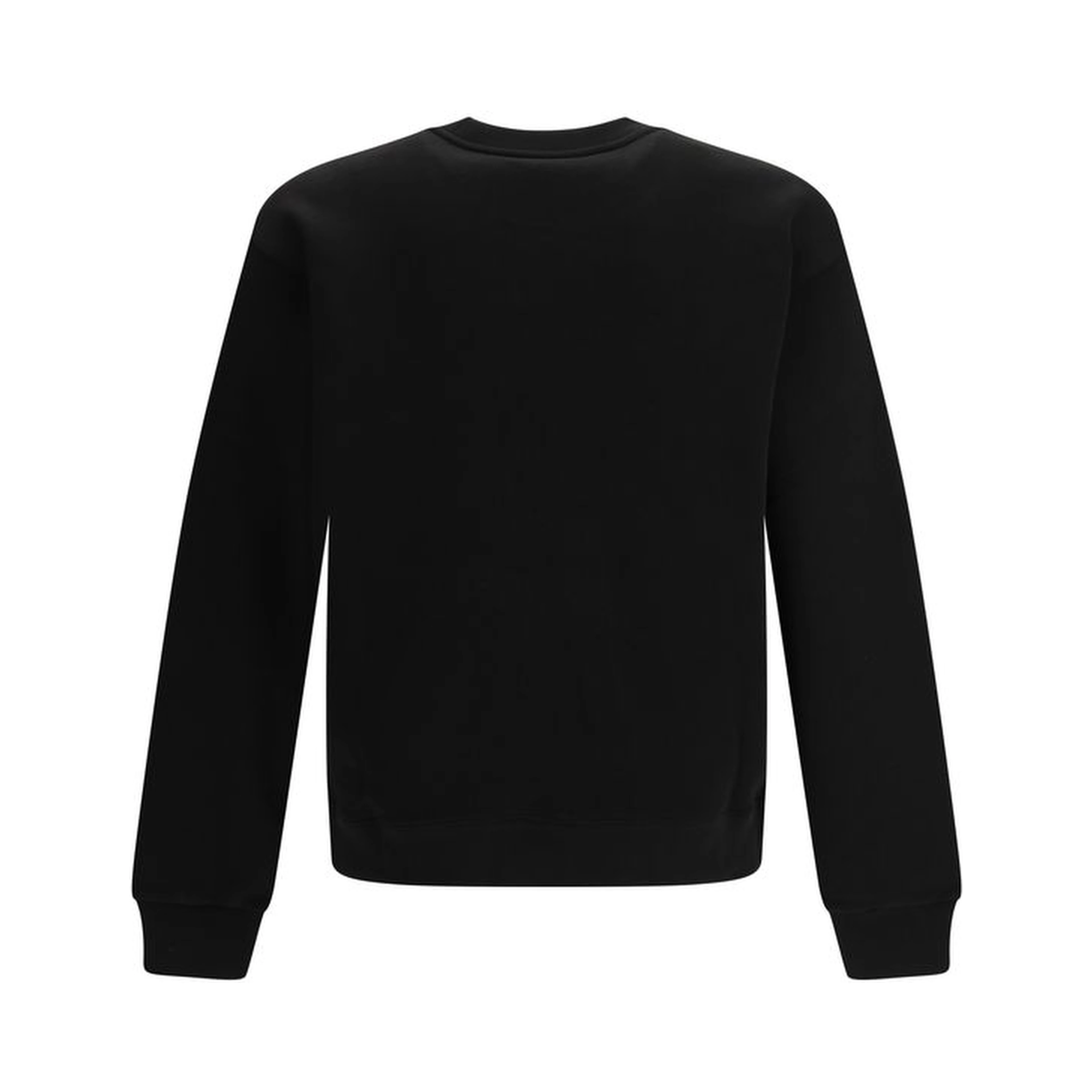 Black Cotton Sweatshirt