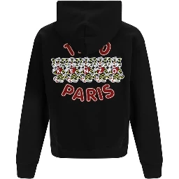 Black Cotton Sweatshirt