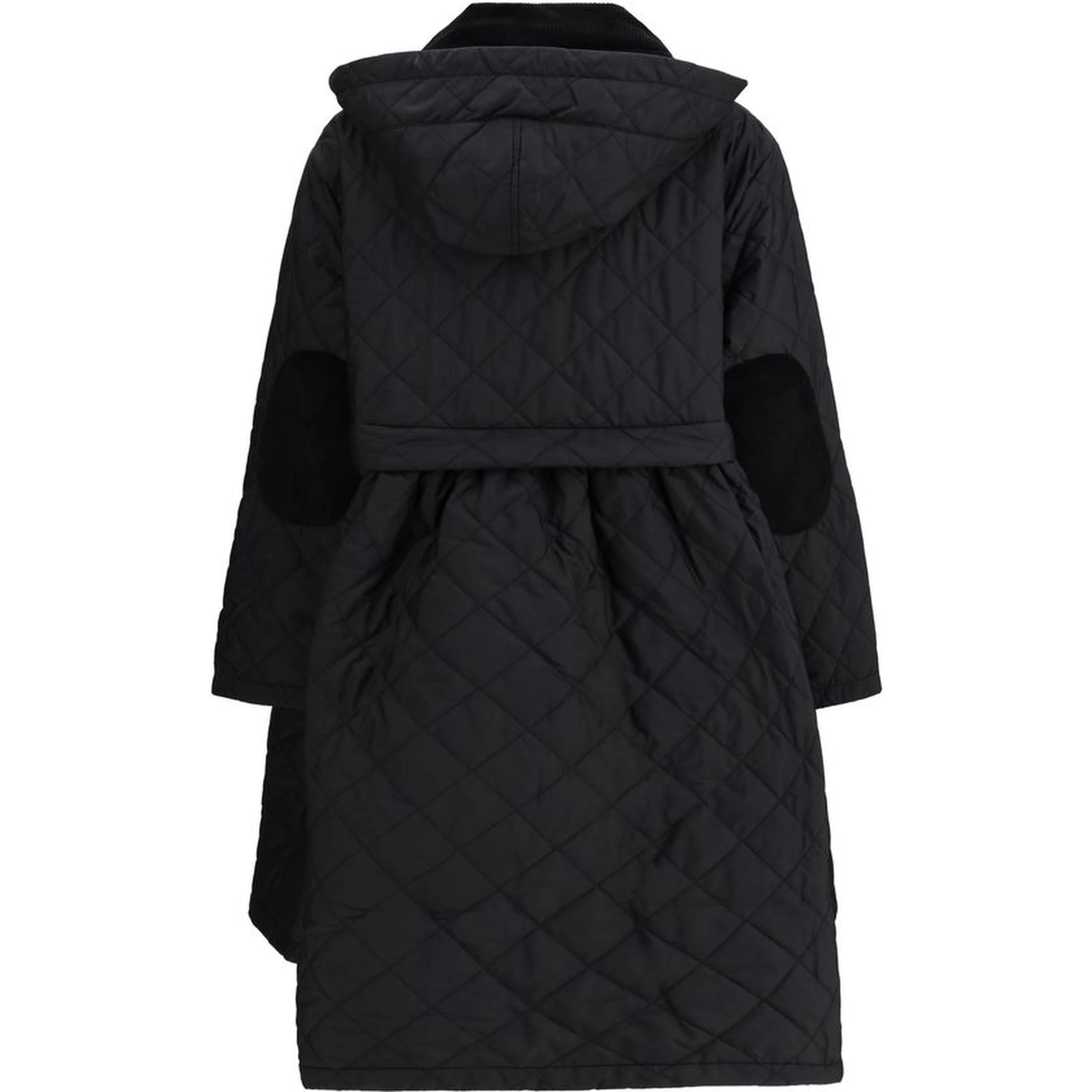 Black Polyester Coat