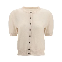 Cream Cashmere Cardigan