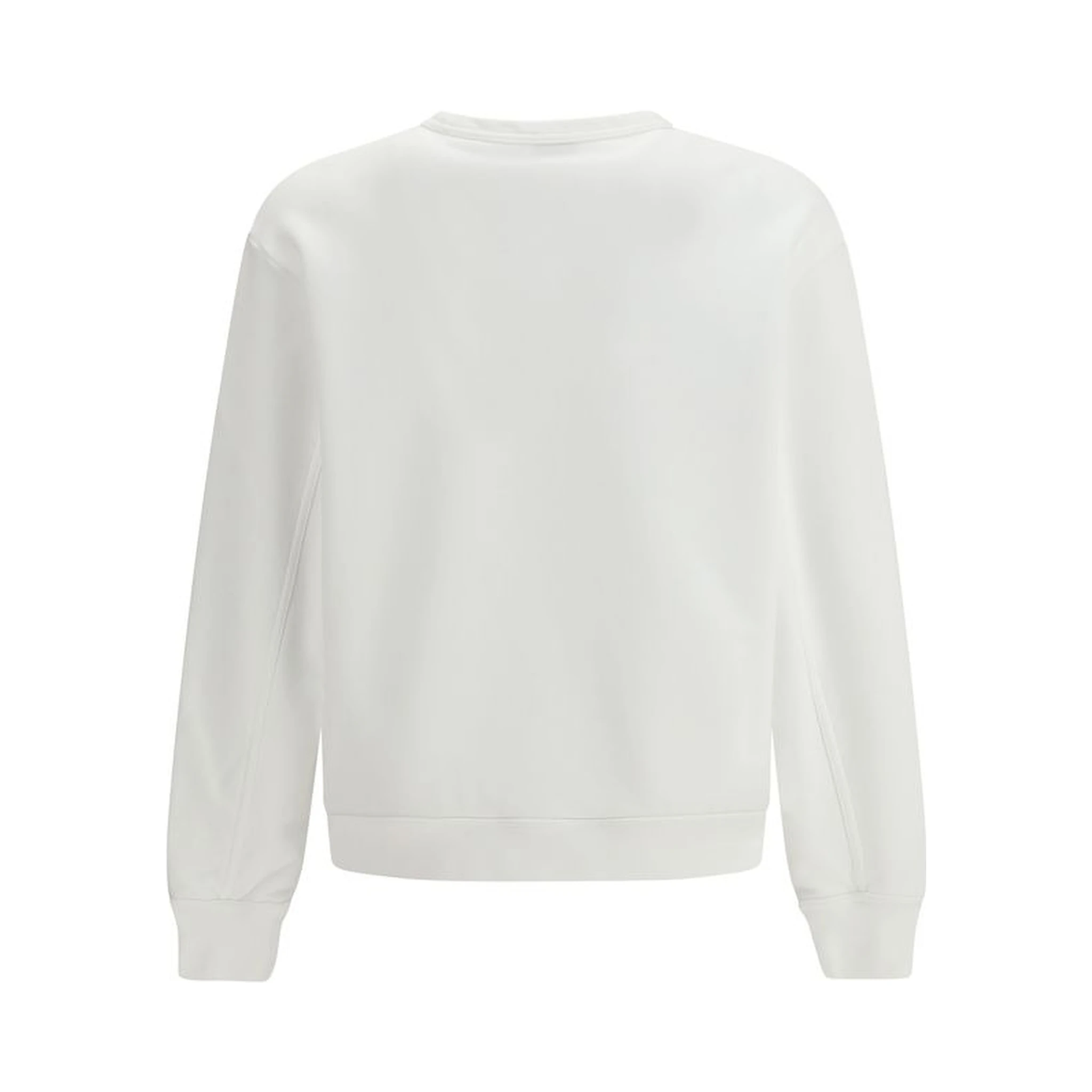 White Cotton Sweatshirt
