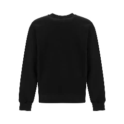 Black Cotton Sweatshirt