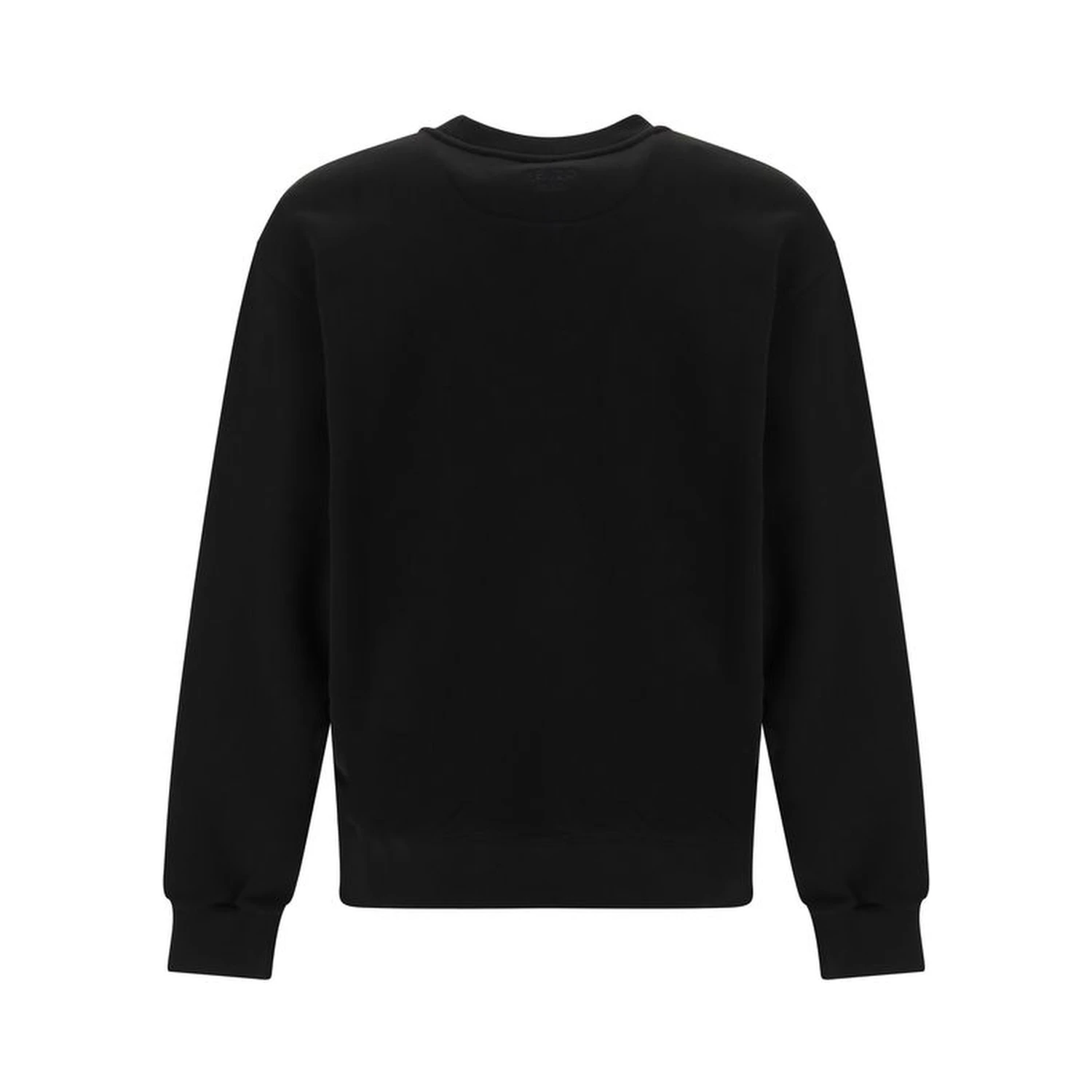 Black Cotton Sweatshirt