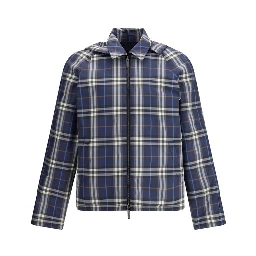 Blue Polyester Jackets And Coat