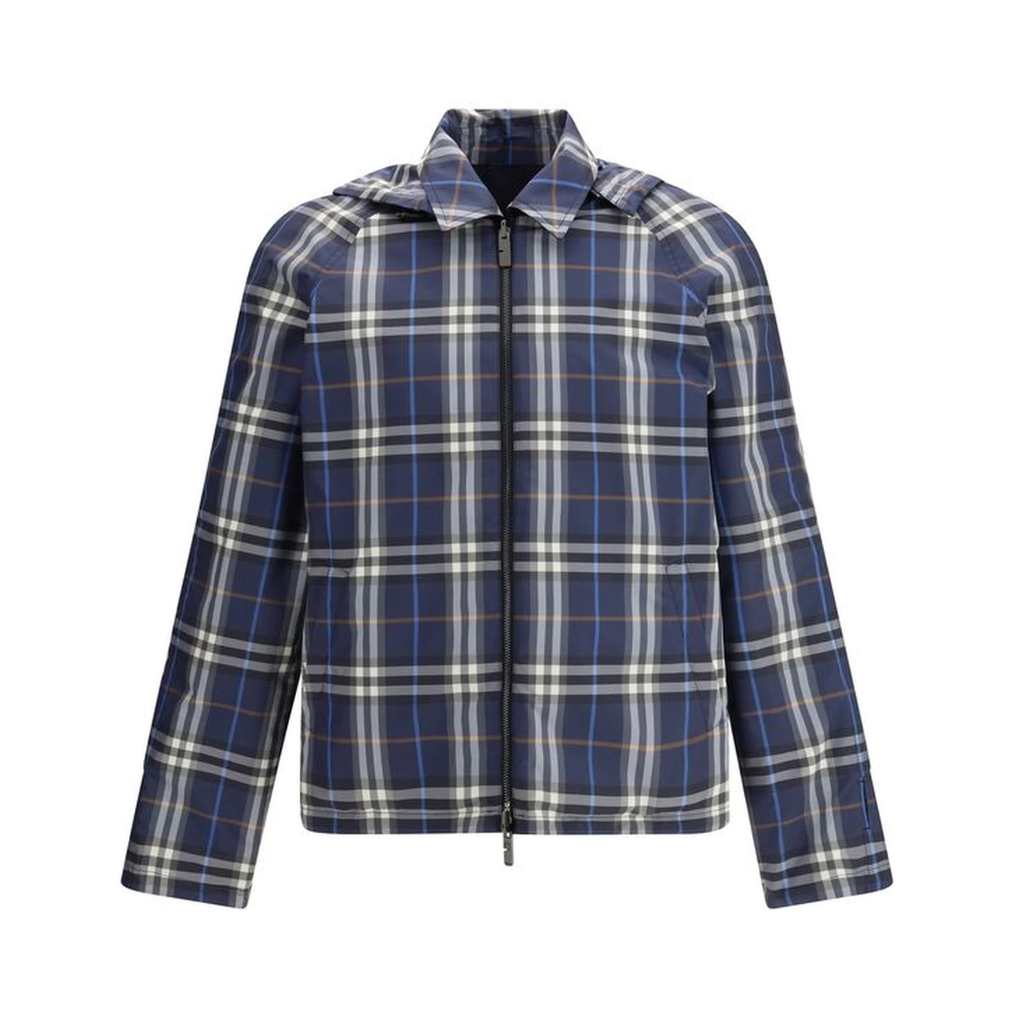 Blue Polyester Jackets And Coat