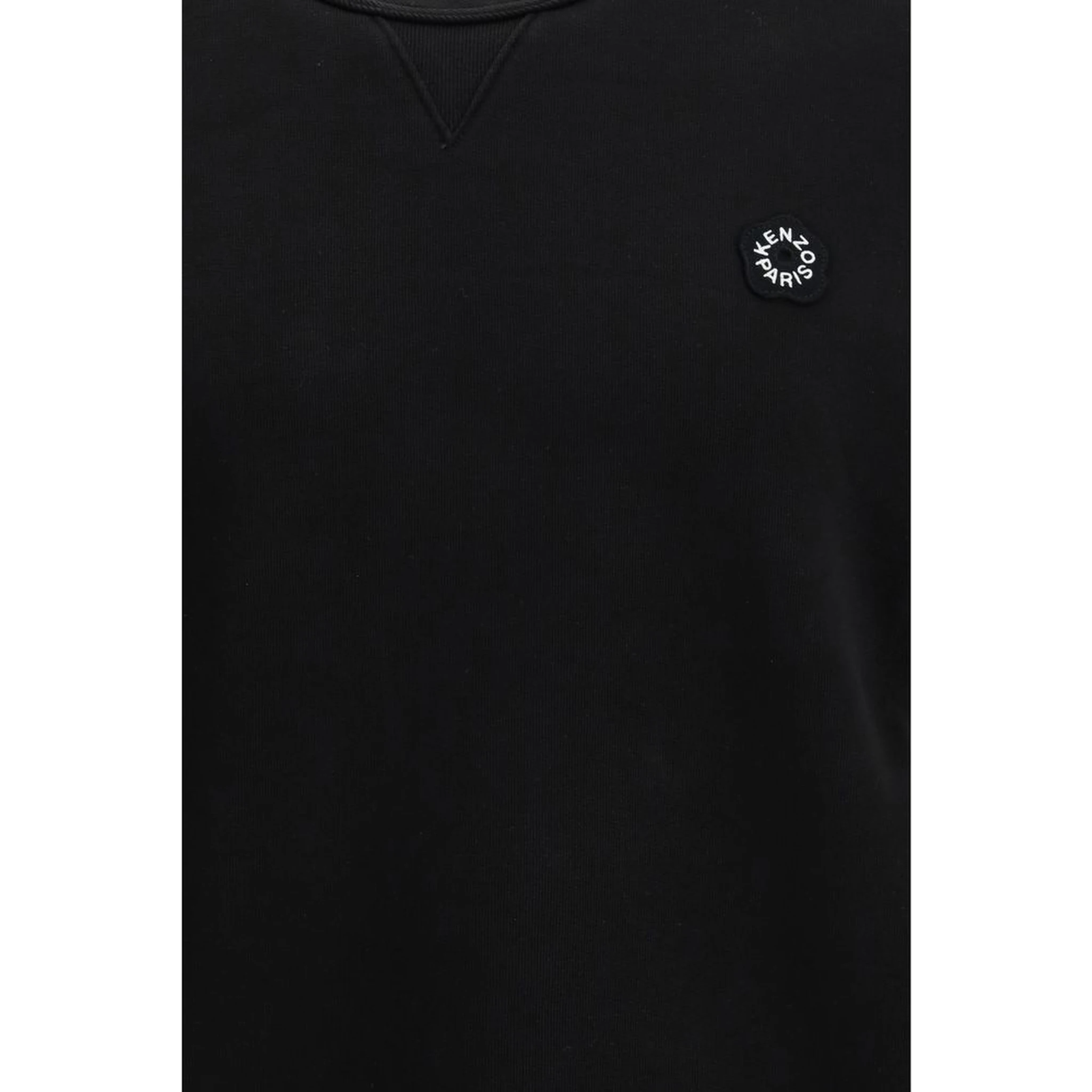 Black Cotton Sweatshirt