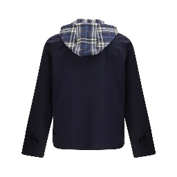 Blue Polyester Jackets And Coat