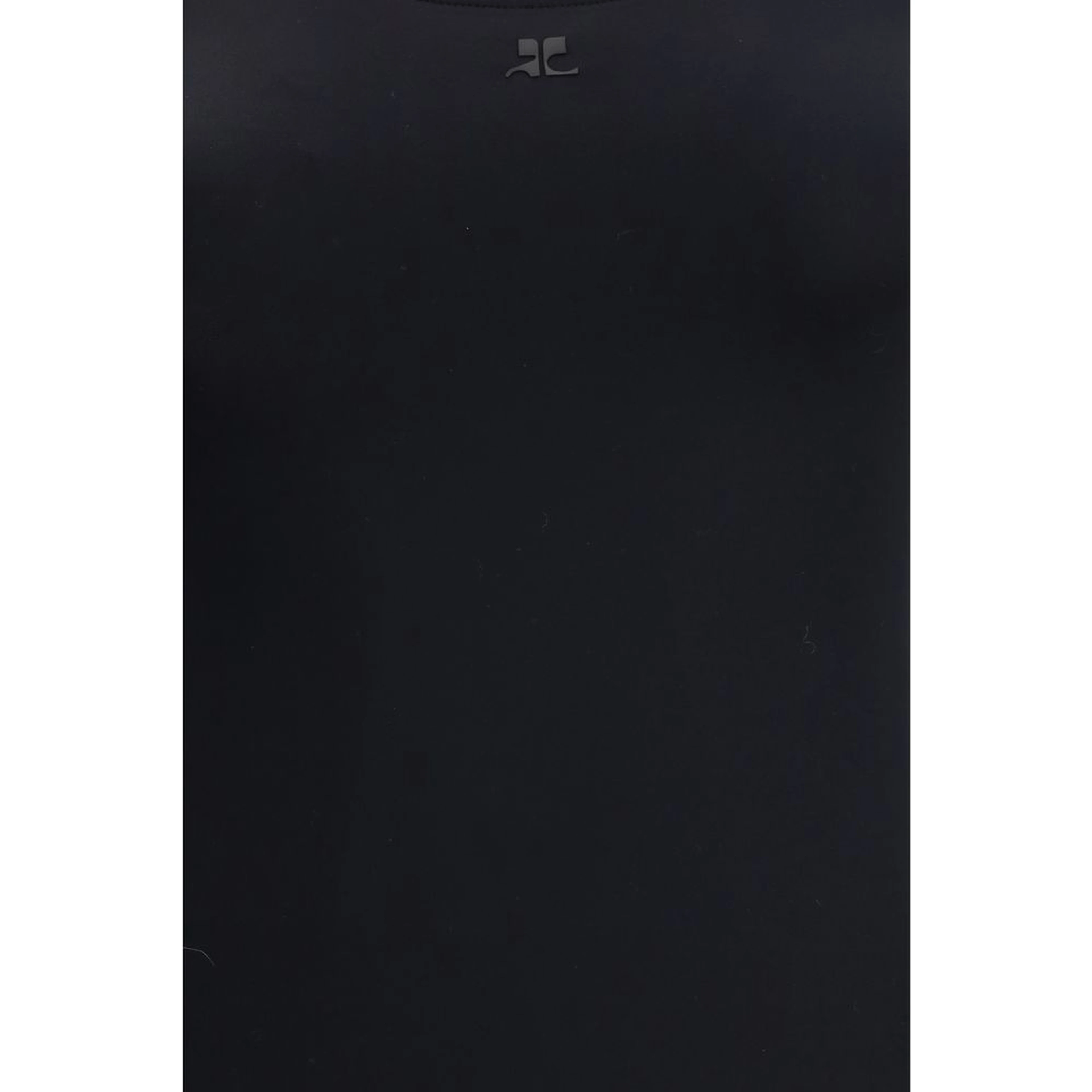 Black Elastane One-Piece Swimsuit