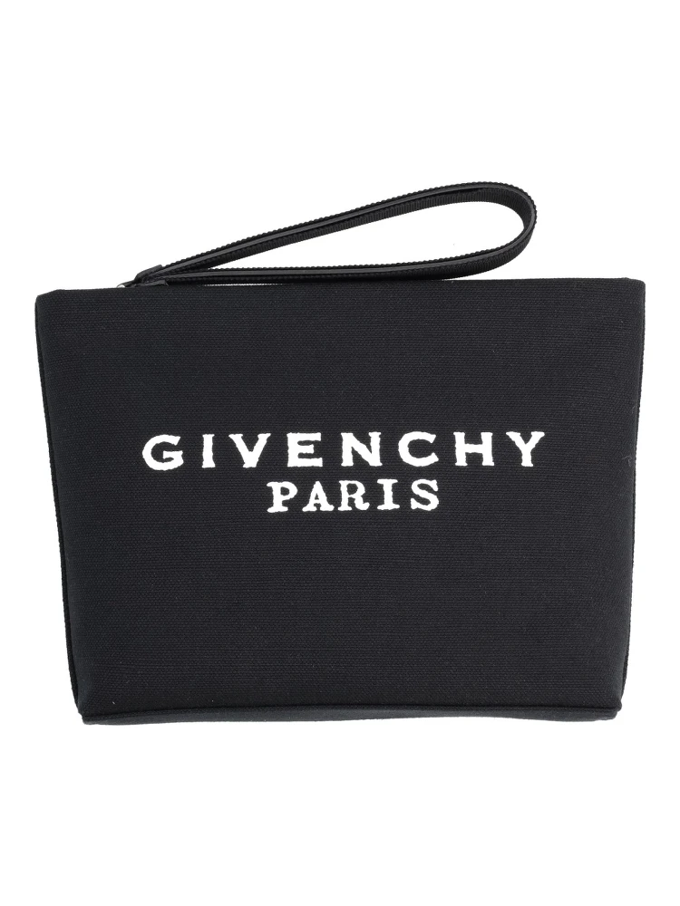 CLUTCH BAG WITH LOGO