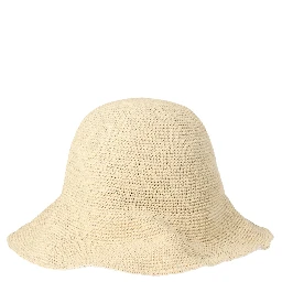 STRAW HAT WITH EMBROIDERED LOCO