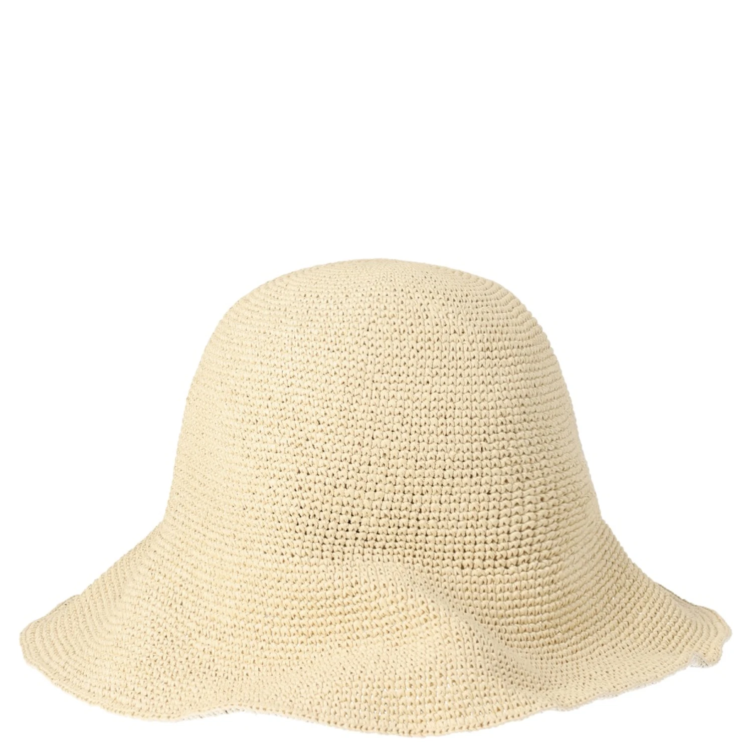 STRAW HAT WITH EMBROIDERED LOCO