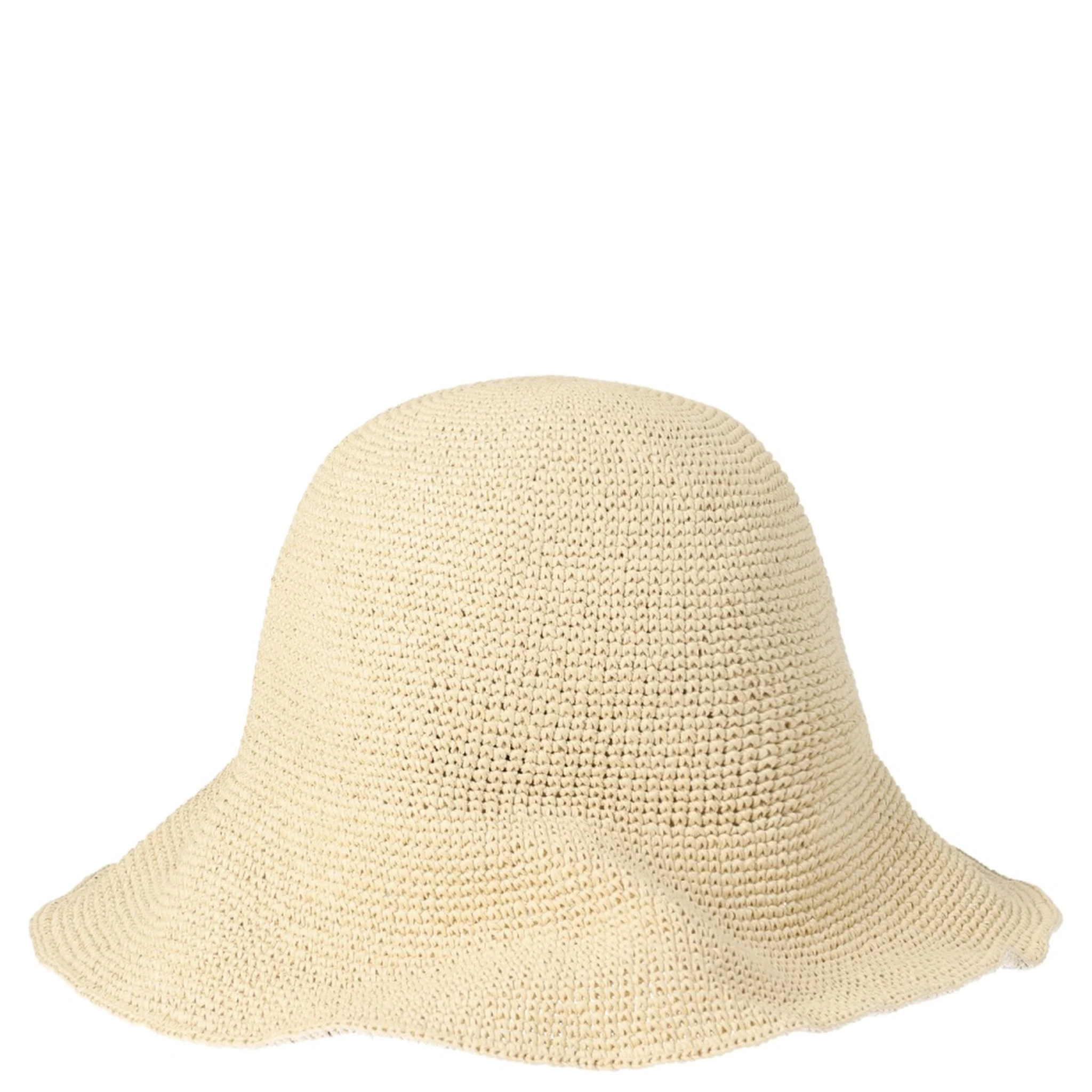 STRAW HAT WITH EMBROIDERED LOCO