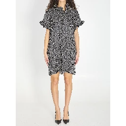 Short-sleeve mini dress