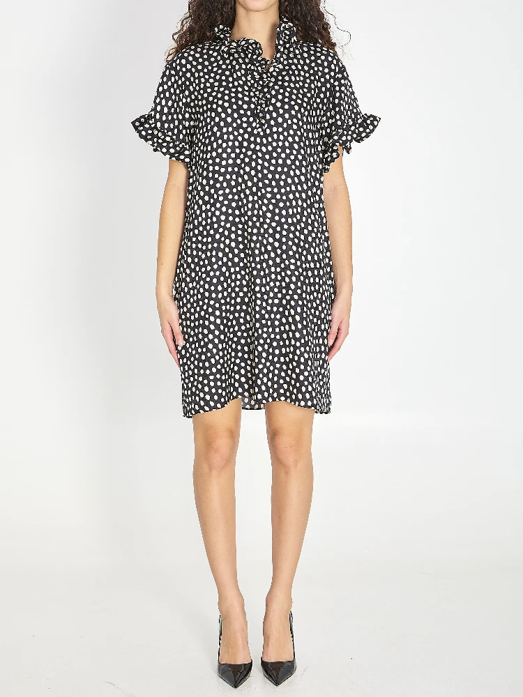 Short-sleeve mini dress