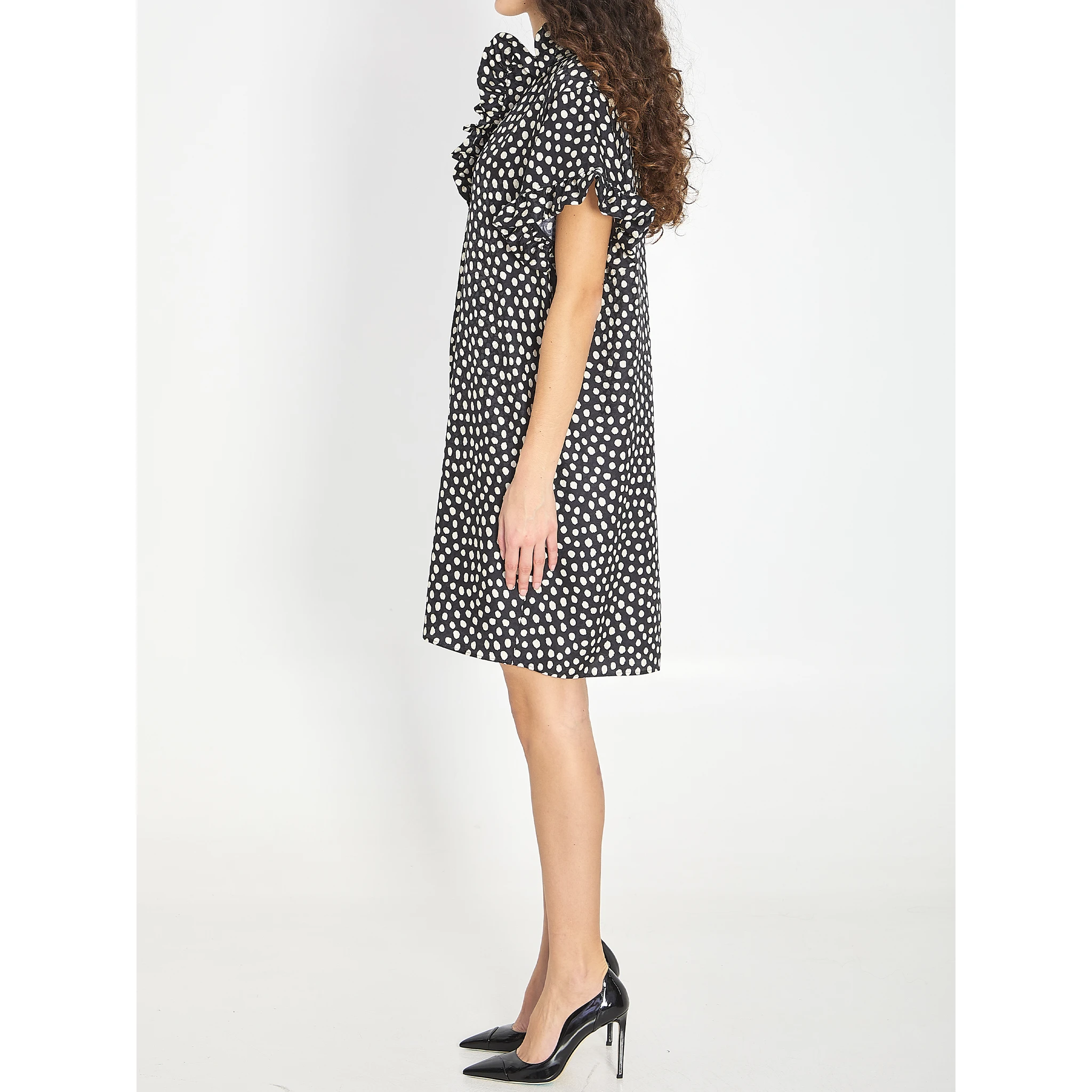 Short-sleeve mini dress