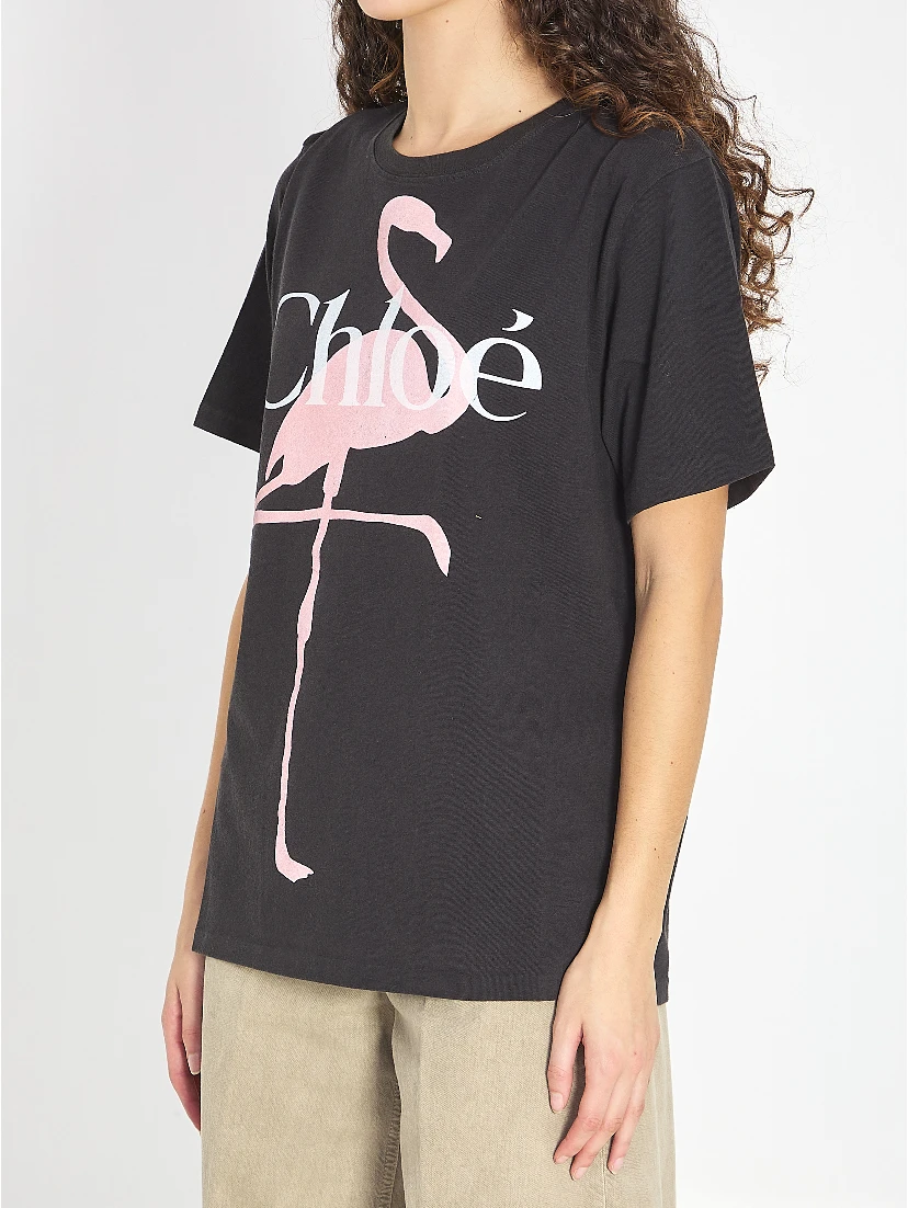 Oversized T-shirt with logo