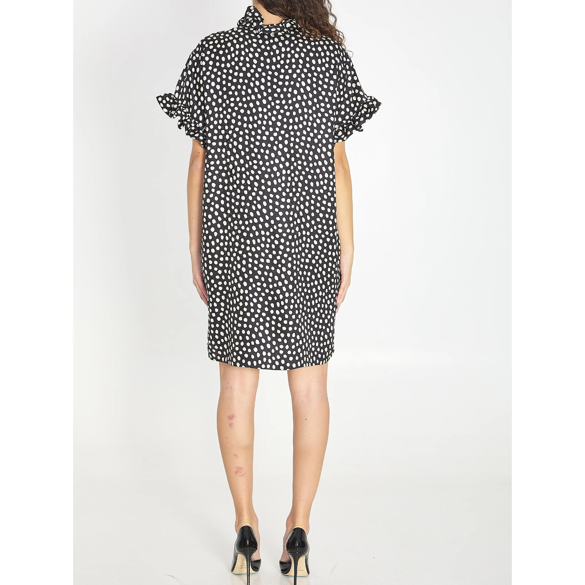 Short-sleeve mini dress