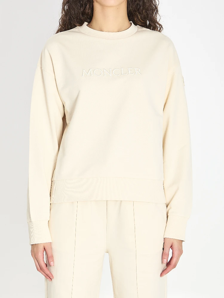 Cotton crewneck sweatshirt