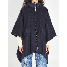 Wool and nylon cape
