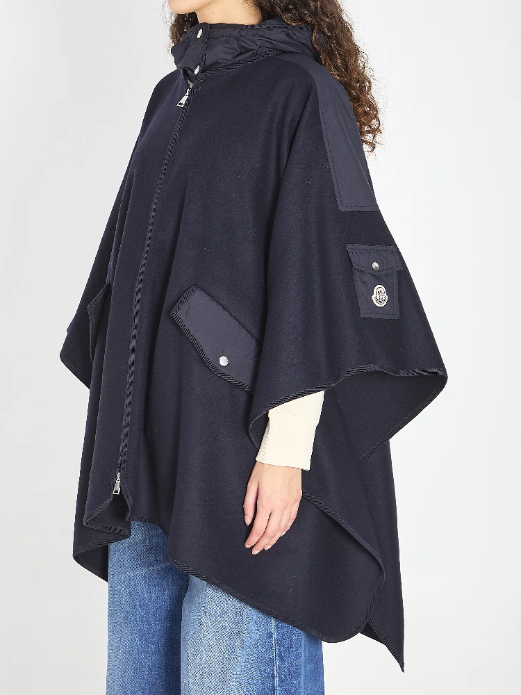 Wool and nylon cape alternative