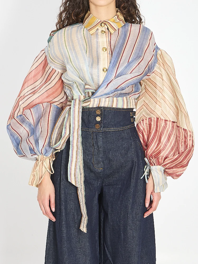 Rebellion striped blouse