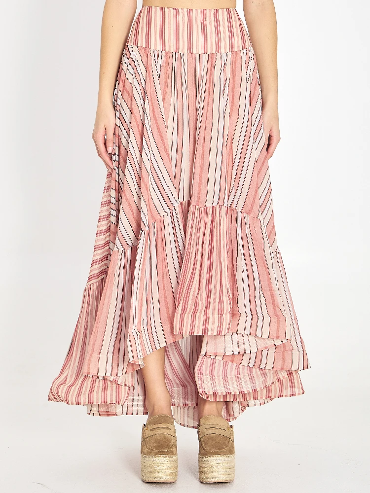 Bohémien Rebellion midi skirt