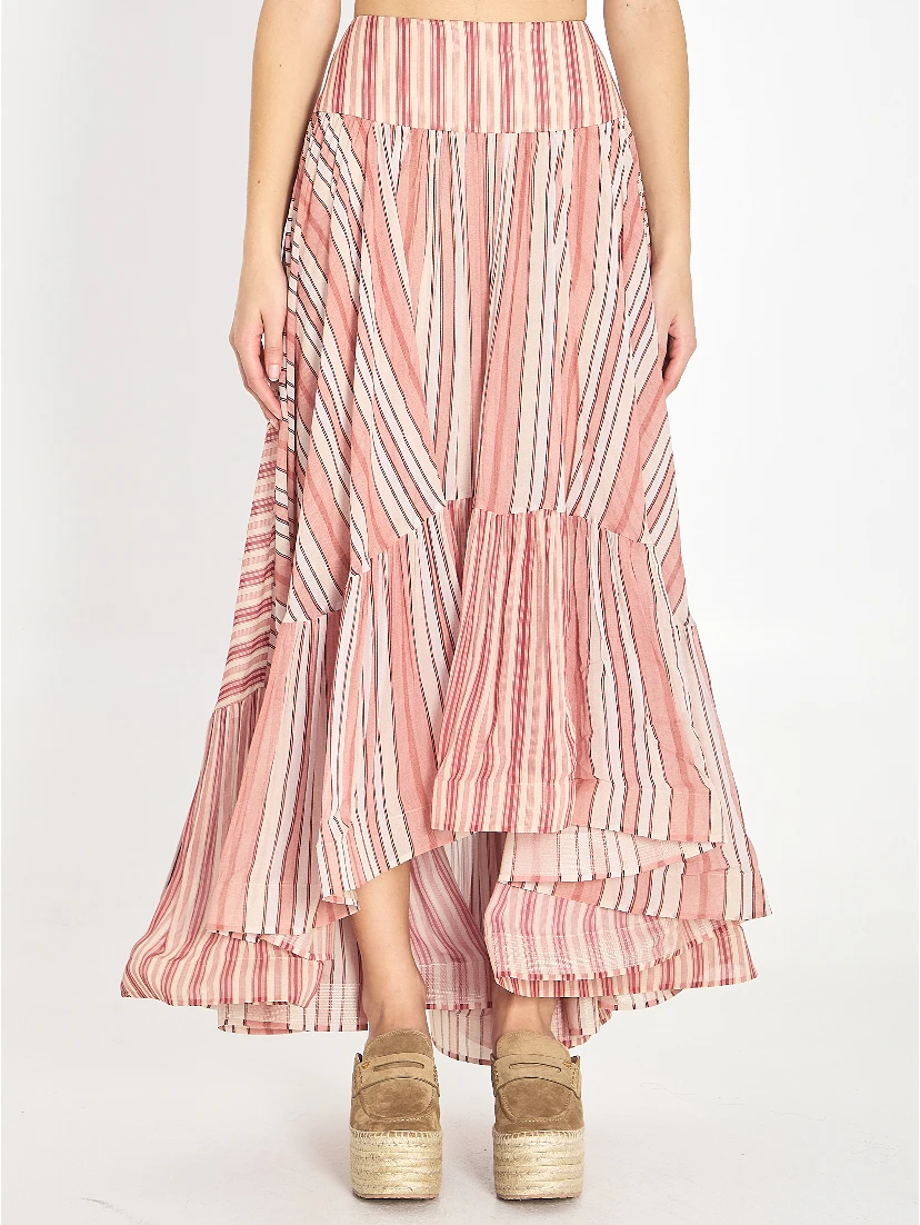 Bohémien Rebellion midi skirt