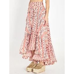Bohémien Rebellion midi skirt