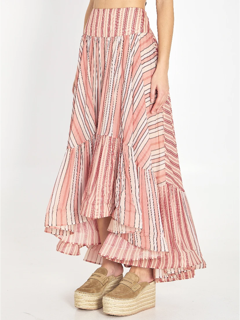 Bohémien Rebellion midi skirt