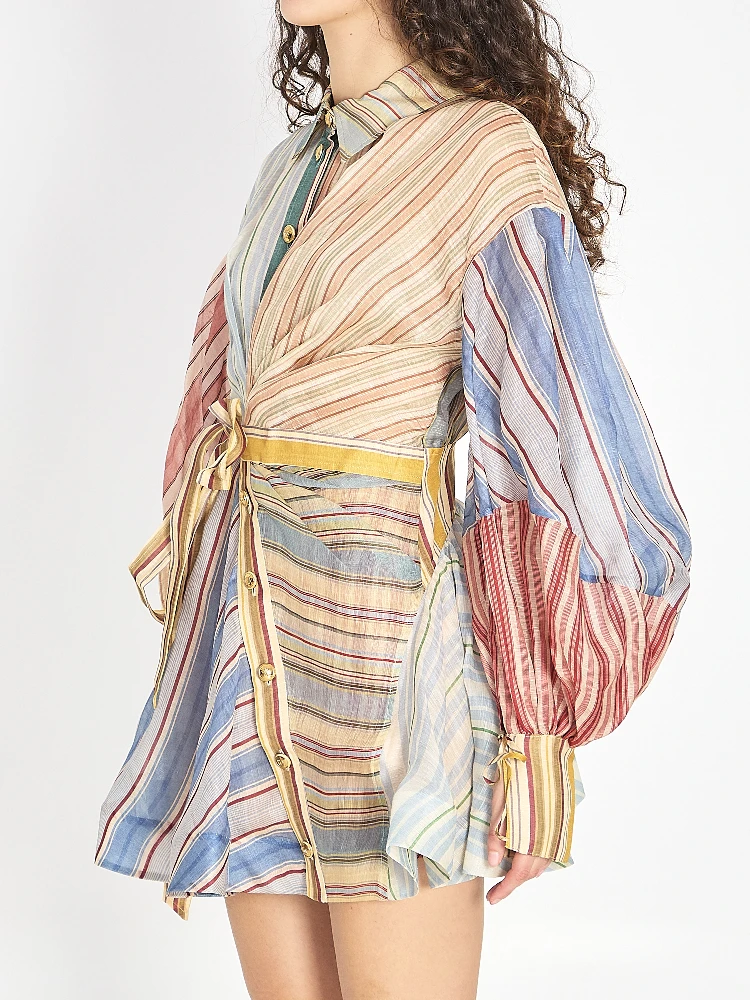 Rebellion striped mini dress alternative