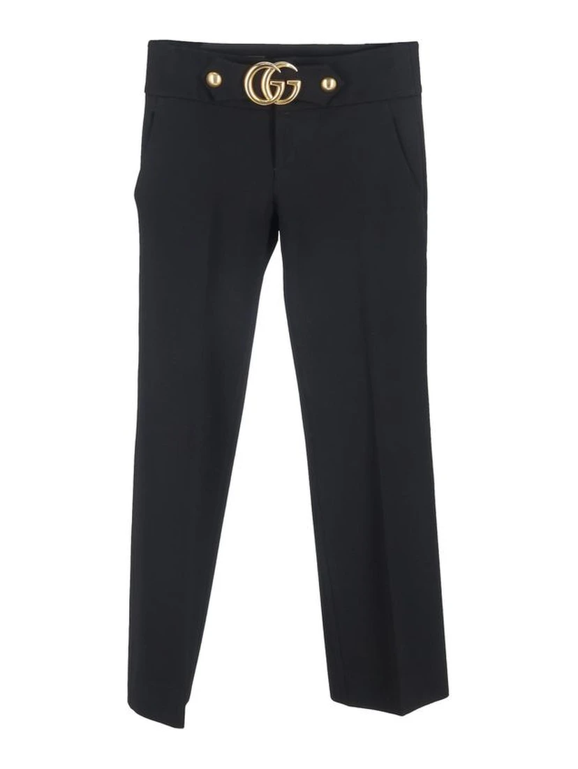 Black Viscose Dress Pants