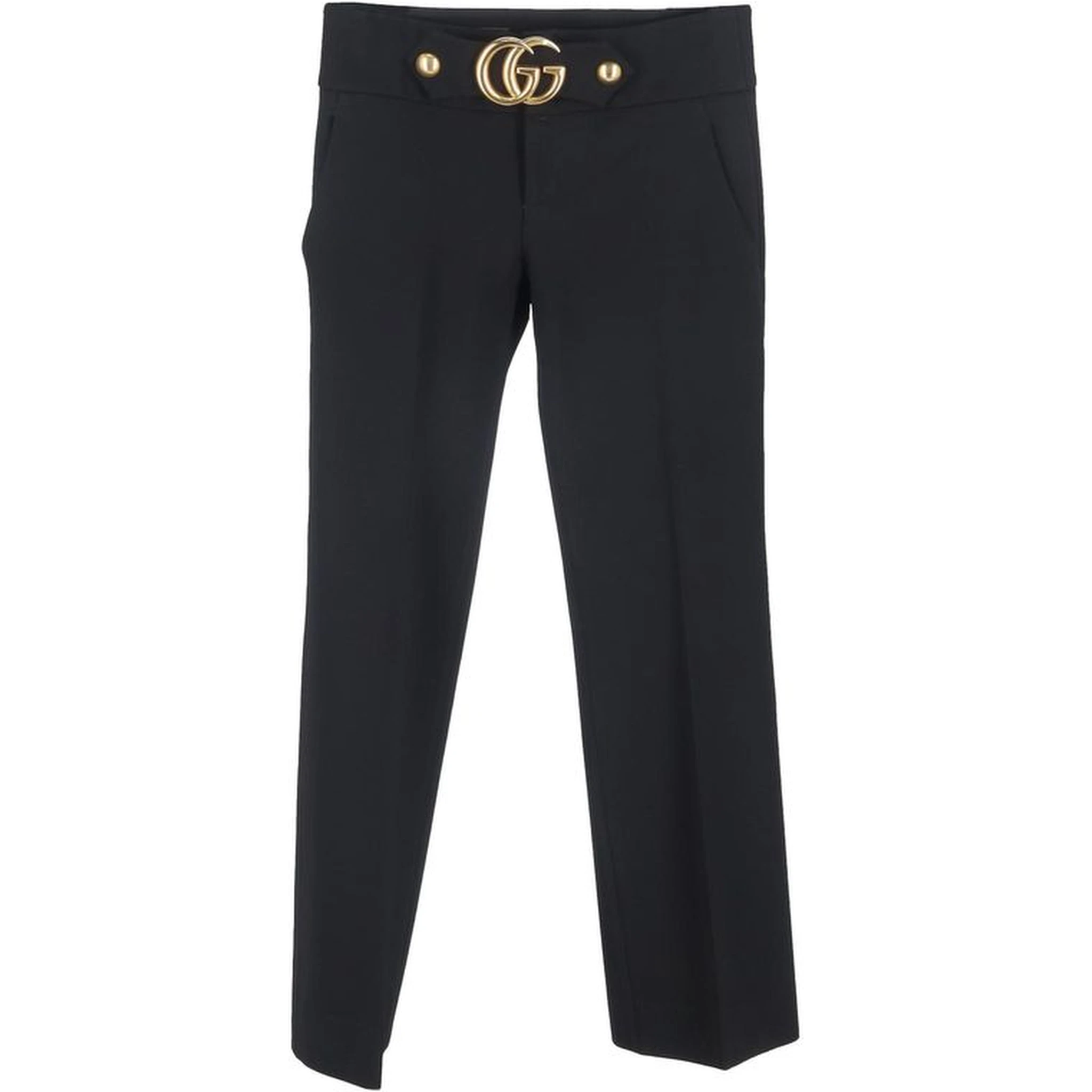 Black Viscose Dress Pants