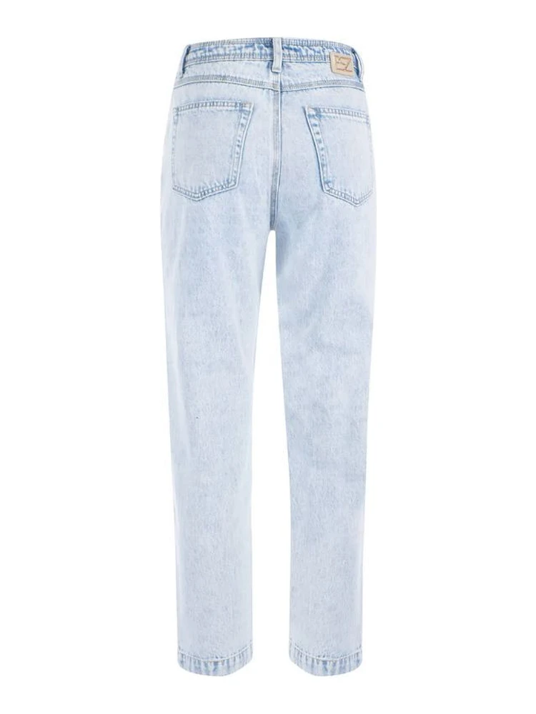 Light Blue Cotton Boyfriend Jeans alternative