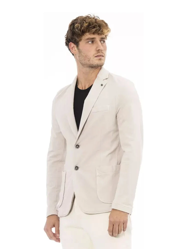 Beige Cotton Blazer alternative