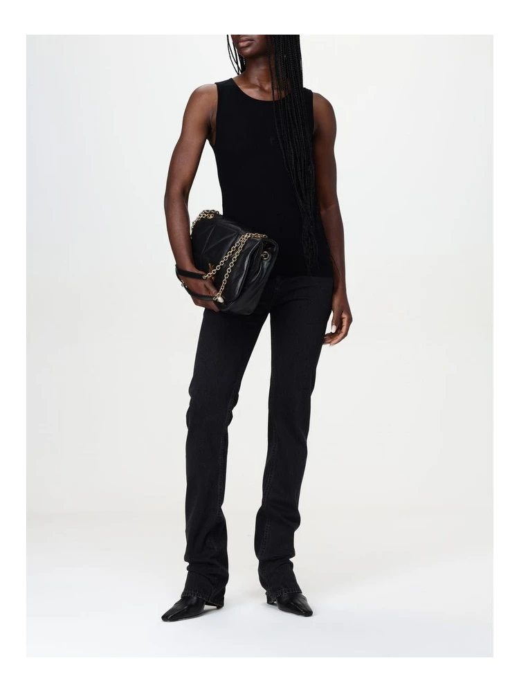 Black Cotton Straight-Leg Jeans alternative