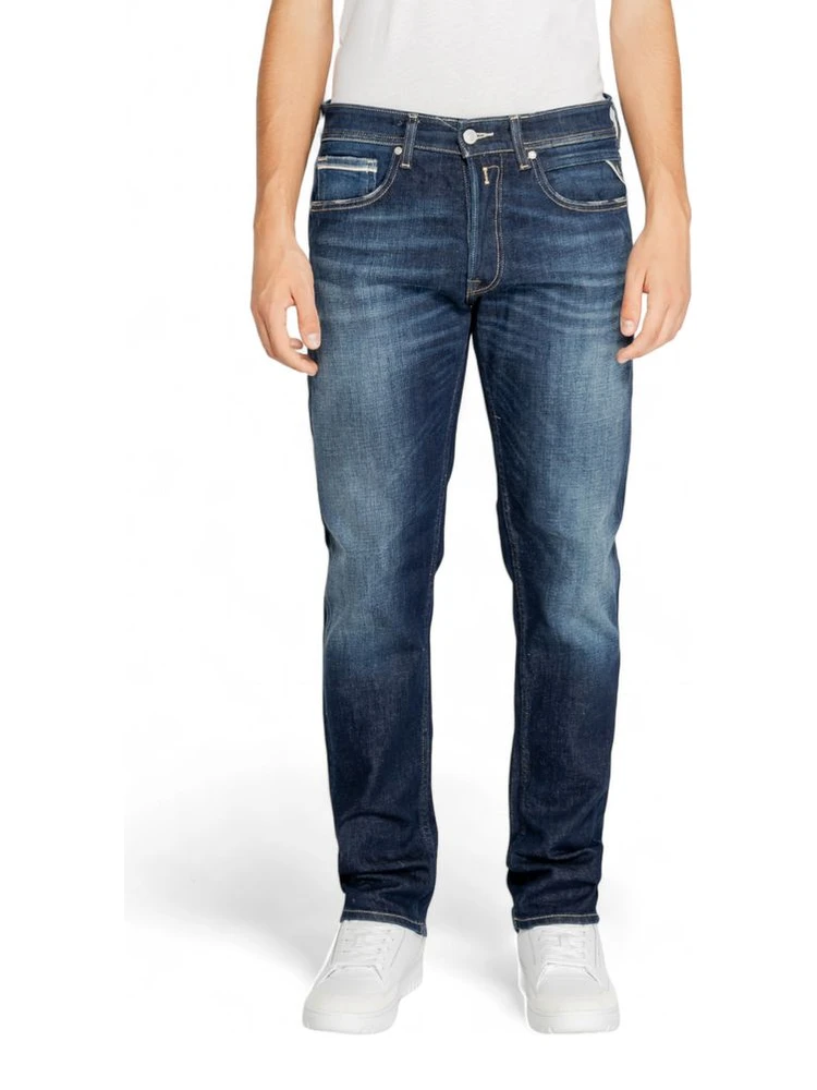 Blue Cotton Jeans Denim