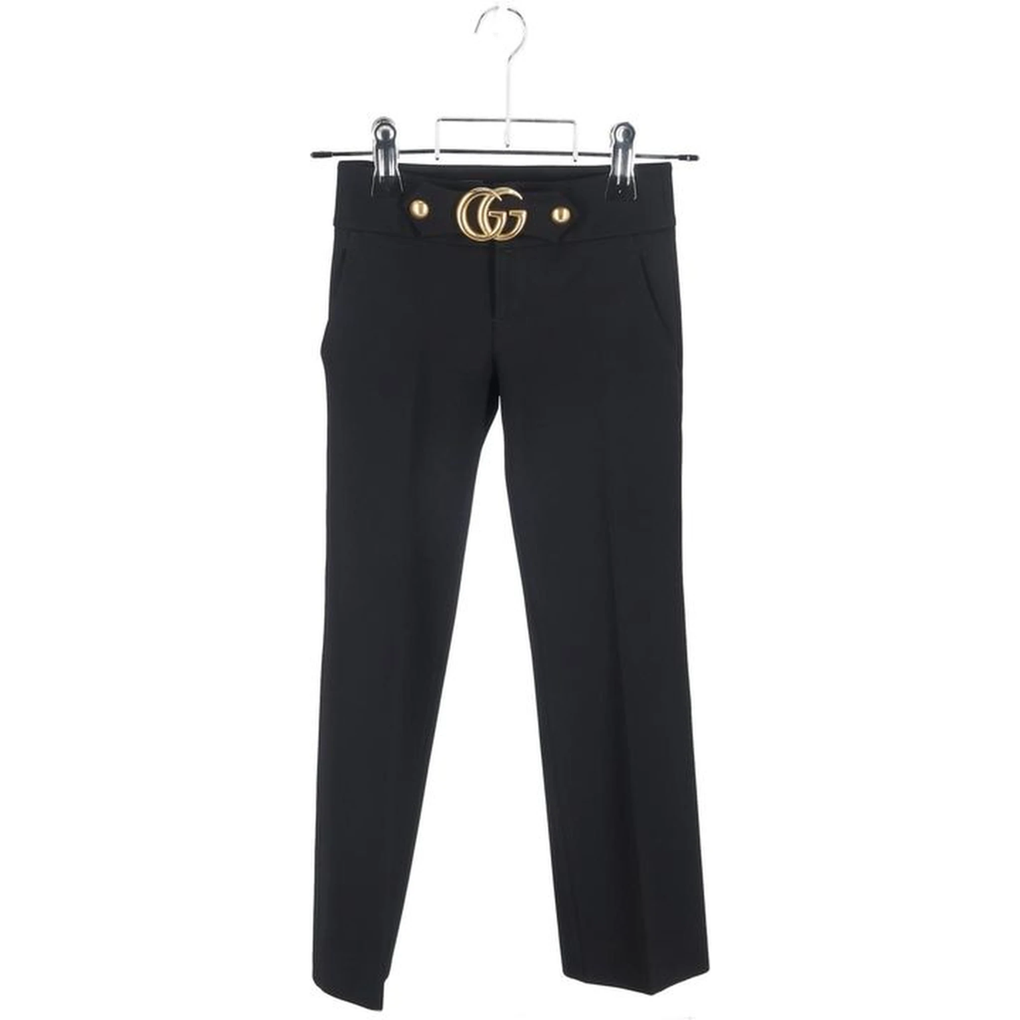 Black Viscose Dress Pants