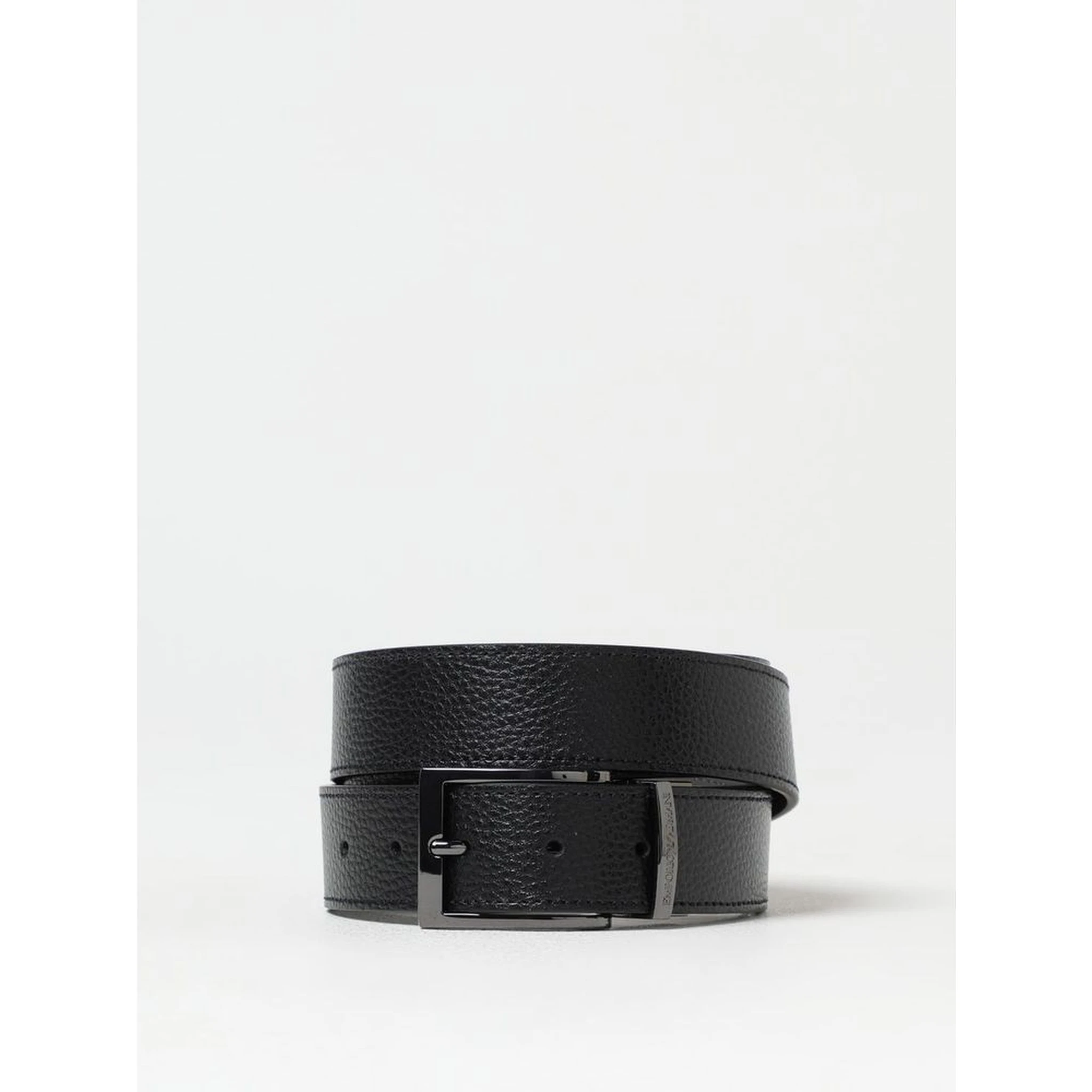 Black Leather Regular Belt