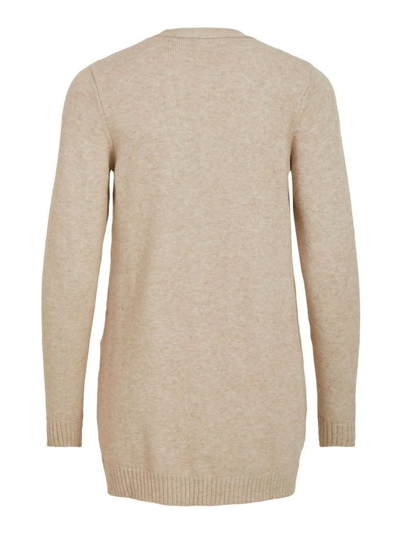 Beige Viscose Cardigan