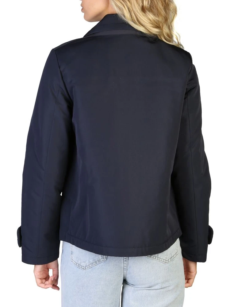 Blue Polyester Bomber alternative