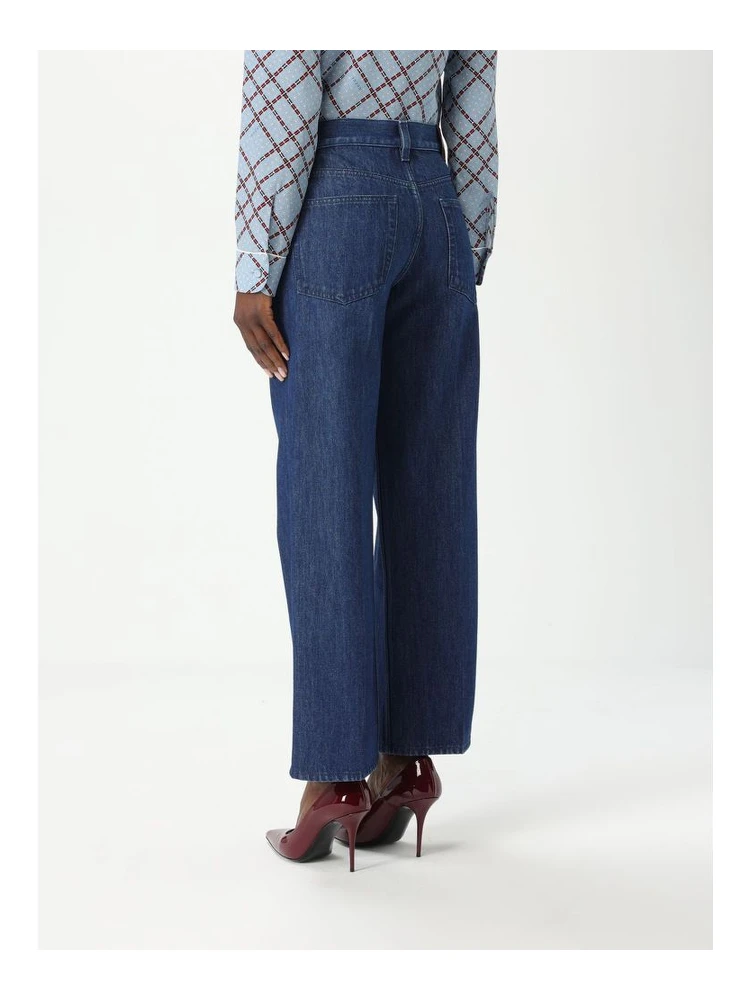 Blue Cotton Jeans Denim alternative