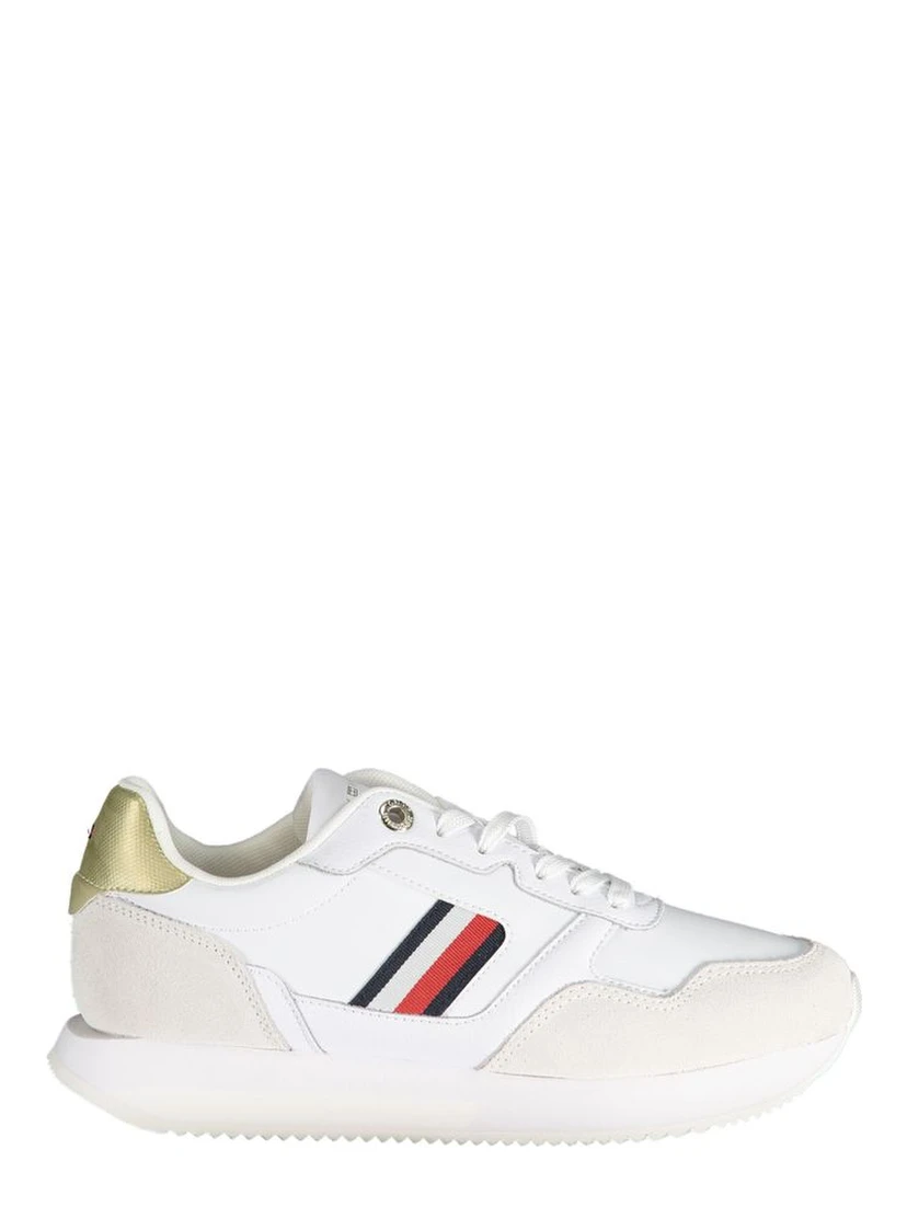 White Leather Women Sneaker