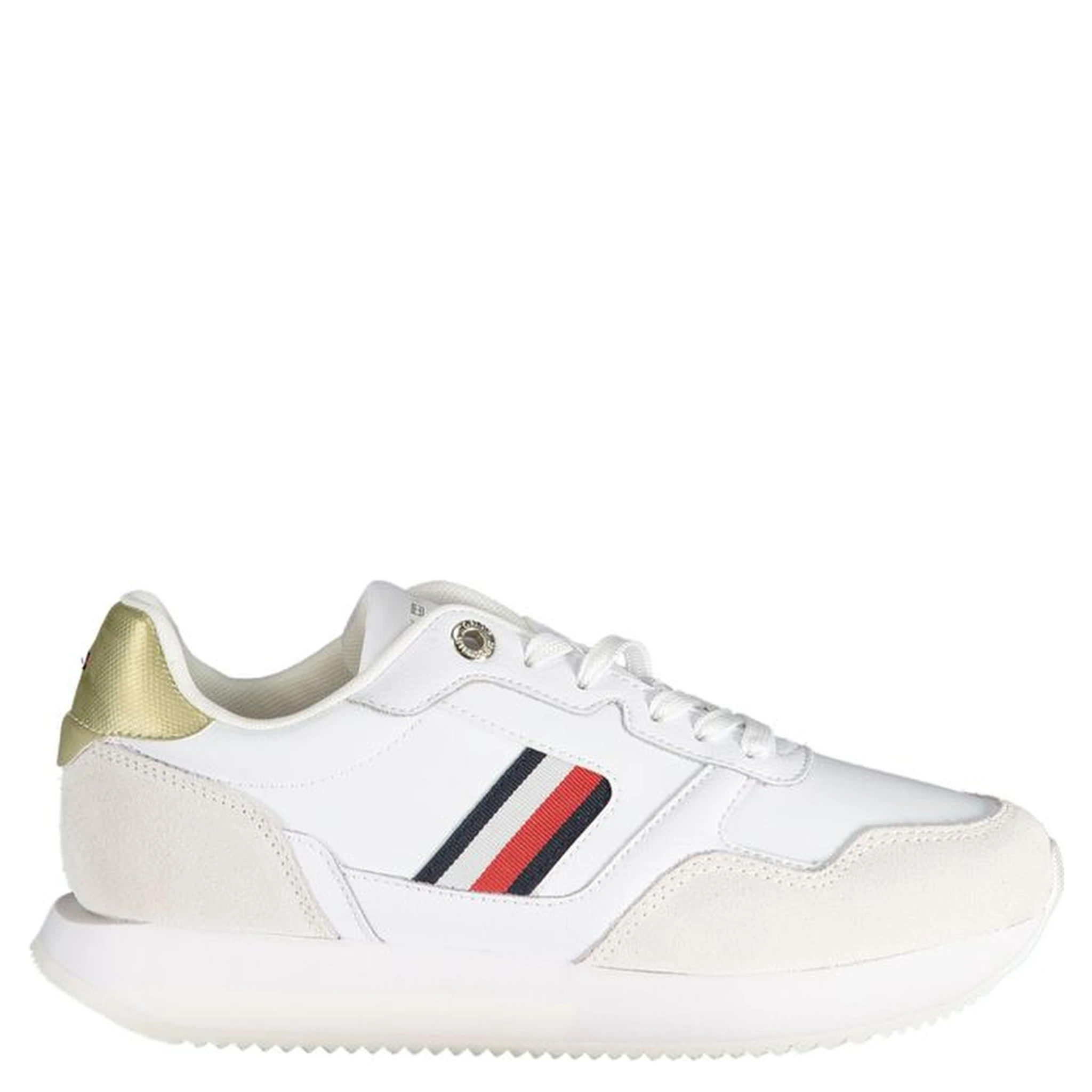 White Leather Women Sneaker