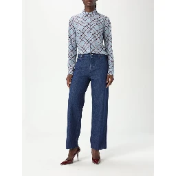 جينز قطني أزرق