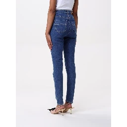 Blue Denim High-Waisted Jean
