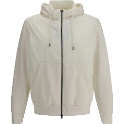 White Polyamide Shell Jacket